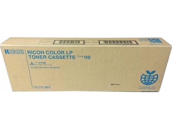 Ricoh Type 110 - Cyan - alkuperäinen - tonerpatron - Ricoh Aficio CL5000 - väriaineisiin