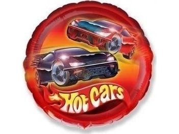 GoDan Cars Hot Cars Folieballong Rund FX 46cm