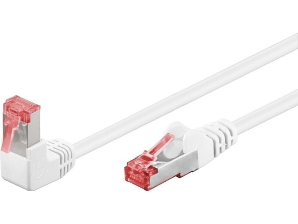 Goobay 51551, 2 m, Cat6, S/FTP (S-STP), RJ-45, RJ-45, valkoinen