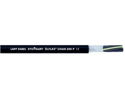 LAPP 1023245-50 Kättingkabel ÖLFLEX® CHAIN 896 P 4 G 4 mm² Svart 50 m