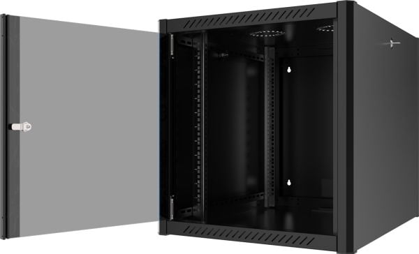 EFB Elektronik 691926TS.80, Fristående/vägg- eller golvmonterat rack, 19U, 80 kg, Svart