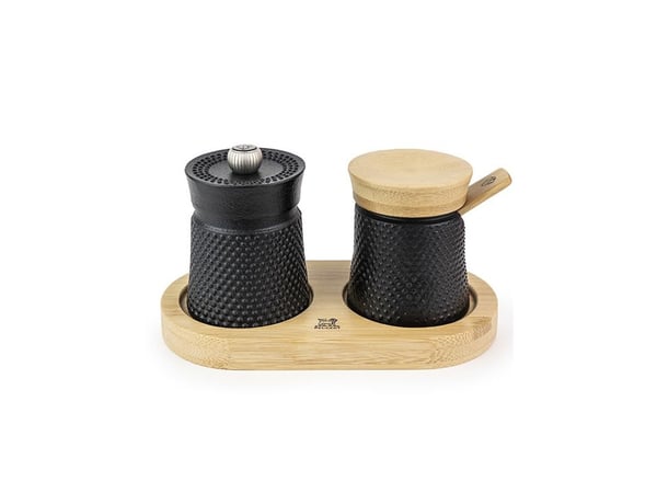 Peugeot 39967, Pepperkvern, Sort, Støpejern, Rustfritt stål, Pepper, 80 mm
