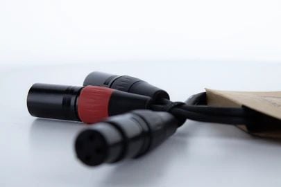 Cordial EY 0.3 FMM, XLR (3-pin), Hunkjønn, 2 x XLR (3-pin), Hankjønn, 0,3 m, Svart