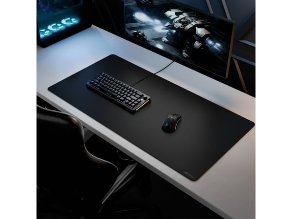 Glorious Gaming GLO-MP2-CLTH-EGL-XXL-BLK, Sort, Monokromatisk, Stoff, Gummi, Antiskliunderlag, Musematte til gaming