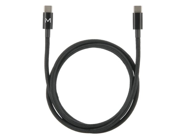 Mobilis 001389, 1 m, USB C, USB C, 0,48 Gbit/s, musta