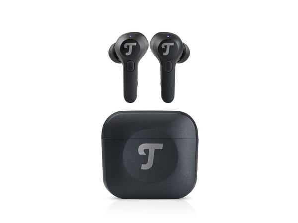 Teufel AIRY TWS Pro, Trådløs, 8 - 20000 Hz, Samtaler/musikk, Hodesett, Sort