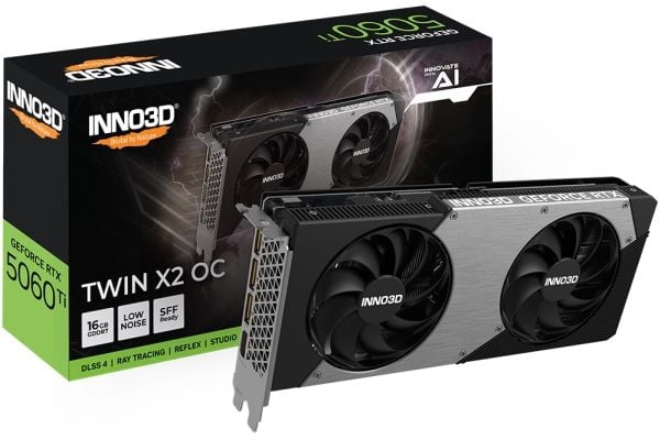 INNO3D GEFORCE RTX 5060 Ti 16GB TWIN X2 OC GDDR7 3xDP 1xHDMI