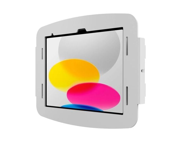 Compulocks iPad 10th-11th (A16) Gen Space Enclosure Wall Mount White - Monteringssett (veggmontering) - for nettbrett - låsbart - høyglanset alumin...