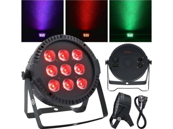 LIGHT4ME PAR RGBW 9x10 LED Stage Spotlight Lysarmatur