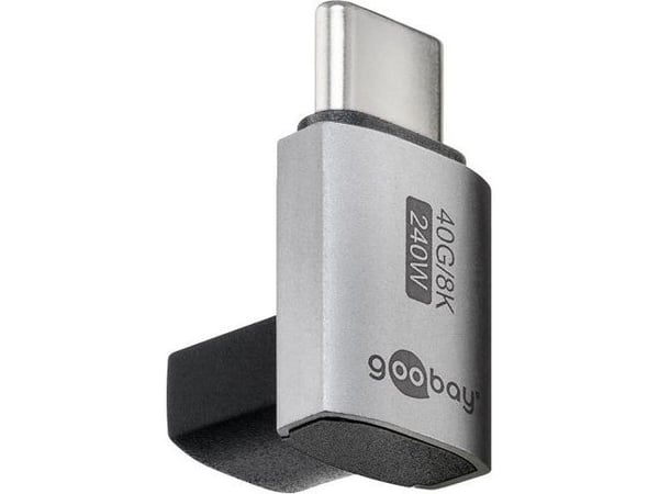 Goobay 74444, USB-C, USB-C, Sølv