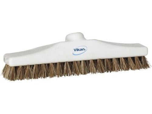 Gulvskrubbe, Vikan, 6x30x8,5cm, hvid, bassine/PP, 30 cm, stiv