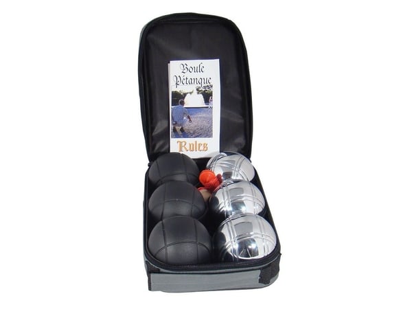 Petanque Provence 6 palloa vetoketjullinen pussi