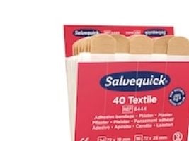 Plaster Salvequick tekstil - 40 plastre x 6 refill