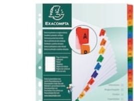 Registrer exacompta mylar a-z