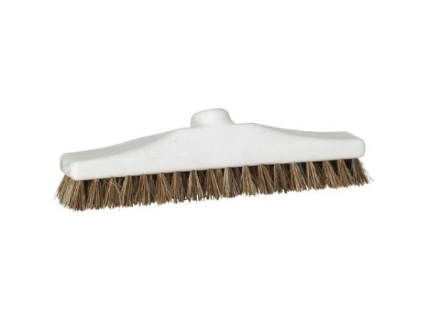 Gulvskrubbe, Vikan, 6x30x8,5cm, hvid, bassine/PP, 30 cm, stiv