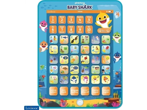 Baby Shark-surfplatta, DK+NO