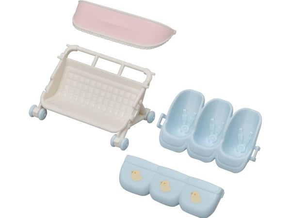 Sylvanian Families Triplets Stroller