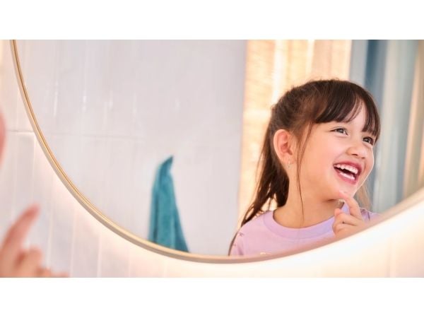 Philips Sonicare For Kids HX6044 - Utskiftningsbørstehode - for tannbørste - hvit/hav (en pakke 4)