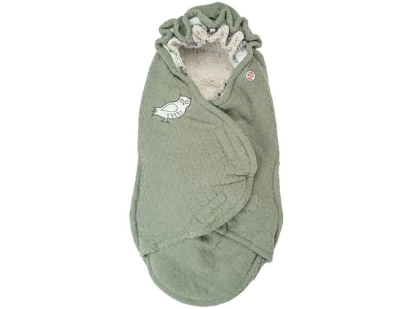 Lodger Fleece Elm vintersovepose til barnevogn, salvie