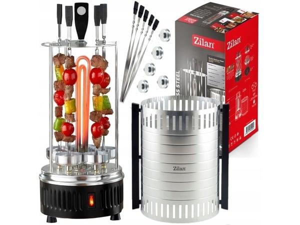 Zilan ZLN5565 vertikal grill/barbecue 900 W
