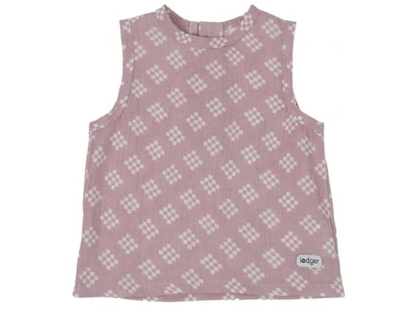 Forfremmelse! Lodger Tank Topper Tribe Muslin sommer baby tank top Rose 68 cm TP 107_68