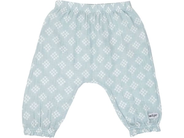 Myynti! Lodger Hipster Tribe Musliini kesävauvan lantiohousut Ice Flow 74 cm HS 105_74