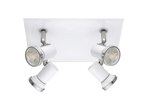 EGLO TAMARA 1 spot 4 x 240 lm IP44 bad hvit