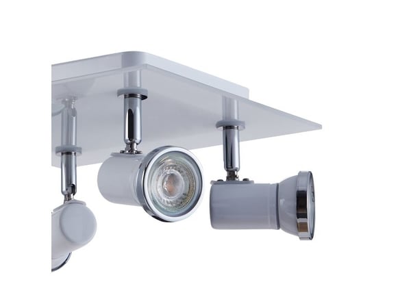 EGLO TAMARA 1 spot 4 x 240 lm IP44 bad hvit
