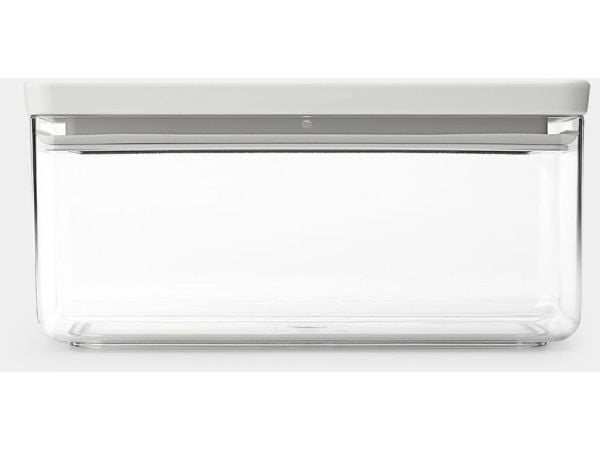 Brabantia Tasty+, Beholder, Rektangulær, 1,5 l, Lysegrå, Gjennomsiktig, Plast, 220 mm
