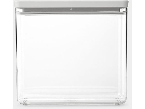 Brabantia Tasty+, Beholder, Rektangulær, 3,5 l, Lysegrå, Gjennomsiktig, Plast, 220 mm
