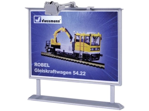 Viessmann Modelltechnik 6336 H0 reklameskilt med LED, ferdig modell