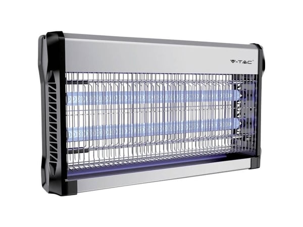 V-TAC VT-3230 11181 UV-hyönteisten tappaja Hyönteisten tappaja 30 W (Ø x K) 502 mm x 93,5 mm Alumiini, musta 1 kpl