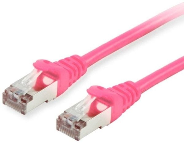 Equip 615587, 50 m, Cat6, S/FTP (S-STP), RJ-45, RJ-45, Rosa