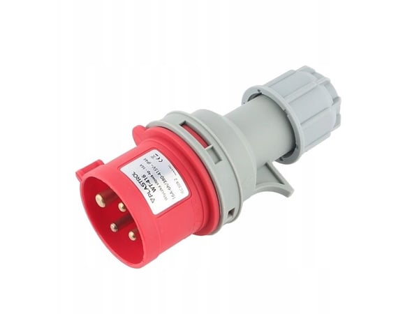 Strömkontakt 4p - 16A WT-416 Plastrol