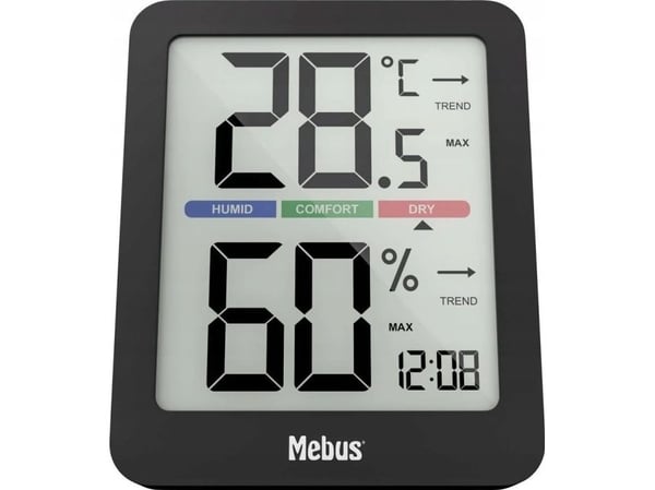 Mebus 11115 skrivebordslampe termohygrometer