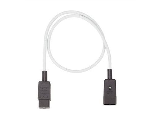 Strömkabel Bachmann förlängare C20/C19 grå 0,75 m, H05VV-F3G1,5mm