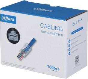 Dahua Technology DH-PFM976-531-PT, RJ-45, Gjennomsiktig, Hankjønn, Rett, Messing, Polykarbonat (PC), 23/24