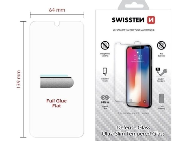 SWISSTEN beskyttende herdet glass RE 2,5D for Apple iPhone 15 Pro Max