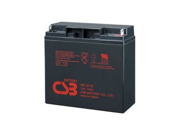 CSB GP12170 - UPS-batteri - 1 x batteri - blysyre - 17 Ah - for P/N: SMT1500I-AR, SMT1500IC, SMT1500NC, SMT1500TW, SU2200J3W, SU3000J3W, SUA1500-TW