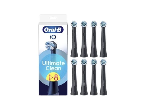 Oral-B utskiftbare børstehoder iO UltimateClean 8 stk sort