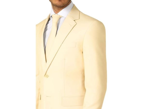 Pastalgult kostym OppoSuits