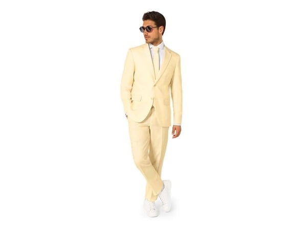 Pastalgult kostym OppoSuits