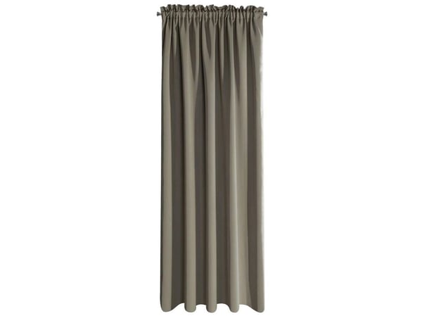 Eurofirany CURTAIN EBRU BALCKOUT SILVER/RINGS 140X250 D