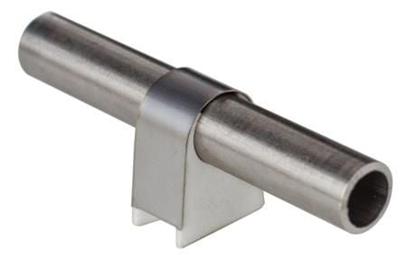 Rörhållare 2CLICK ø22x16 mm låg för ø22 mm rör, 16 mm avstånd till vägg