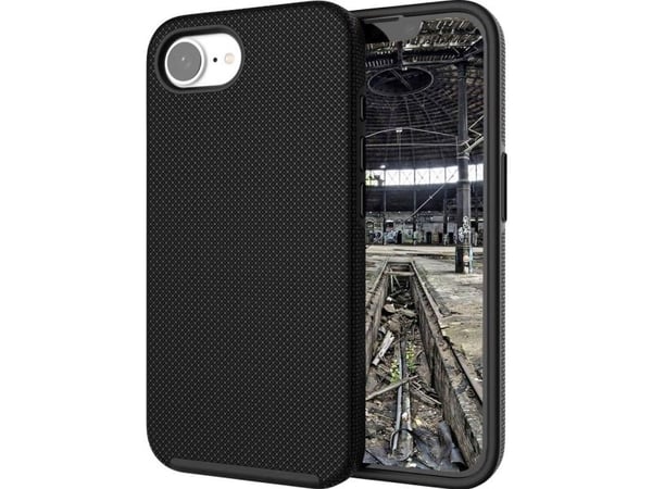 JT BERLIN Pankow Solid, Mobilskal, Apple, iPhone 16E, 15,4 cm (6.06"), Svart