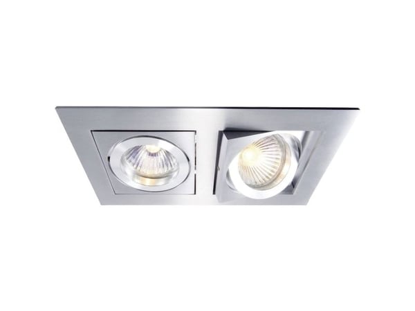 Deko Light Kardan II 110101 kattoon upotettu rengas LED (RGB), halogeeni GU5.3, MR 16 50 W hopea