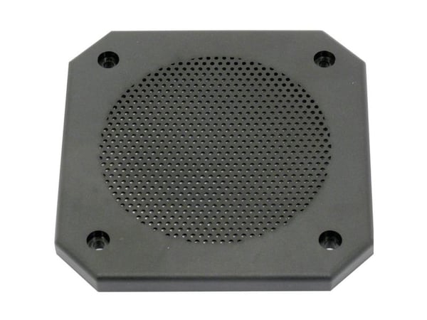 Visaton GITTER 10 PL, Hård grill, Sort, Metall, Plast, firkant, 1140 mm, 1140 mm