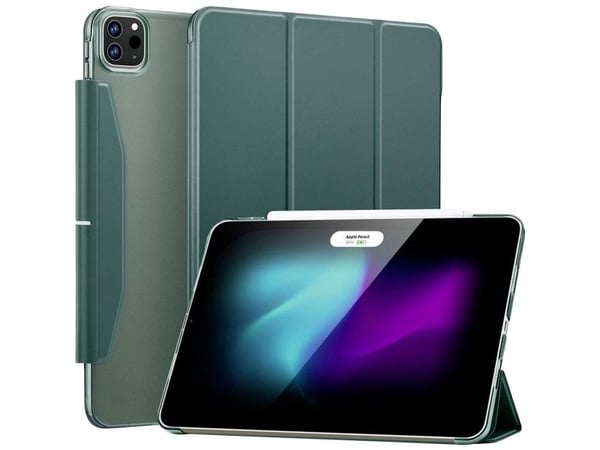 ESR Ascend trifold iPad-omslag/etui for Apple iPad Pro 13 (M4, 2024) 33 cm (13) bokomslag grønn, transparent