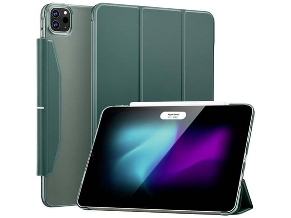 ESR Ascend Trifold iPad-cover/veske til iPad Pro 11 (2024) 27,9 cm (11) - grønn/transparent