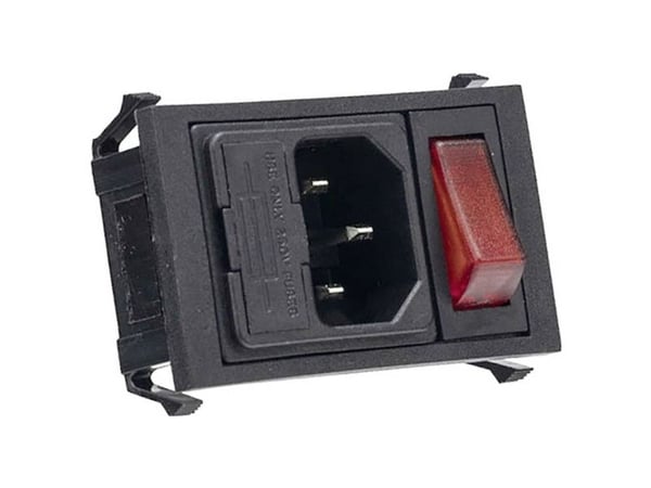 Bulgin BZV01/Z0000/02 Virtapistoke 1 kpl Laatikko